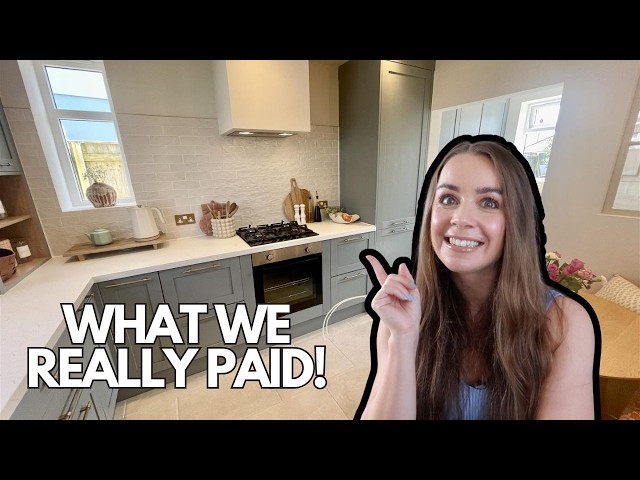 How Much Our Howdens Kitchen Renovation In The UK REALLY Cost!