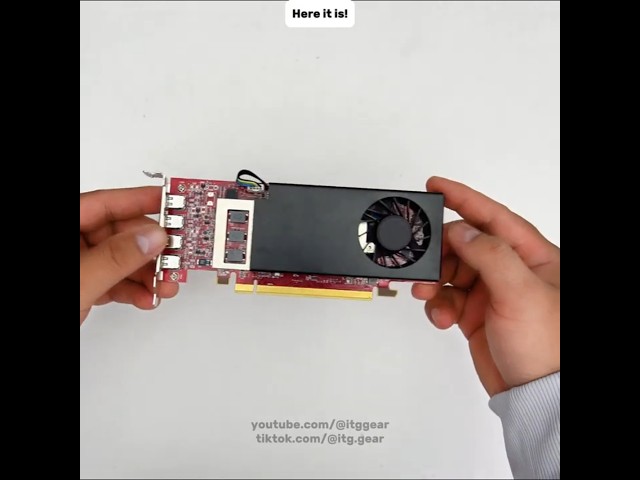 World smalless 8GB AMD GPU: Dell Radeon RX 7400 8GB Navi III GPU!