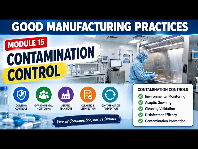Good Manufacturing Practices (GMP) | Module 15: Contamination Control