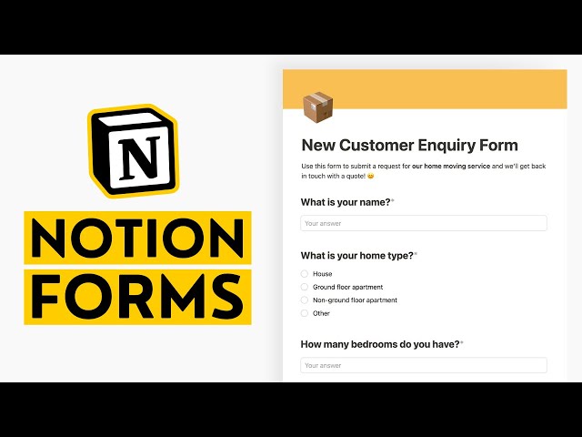 NEW! Notion Forms: Everything You Need To Know