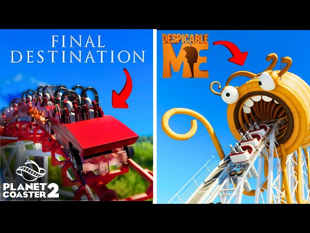 Recreating ICONIC Movie Roller Coasters in Planet Coaster 2