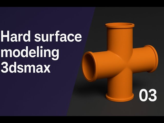 Industrial Hard Surface Modeling in 3ds Max  3D Tutorial Ep 03