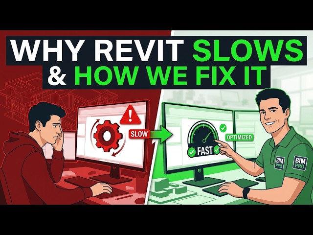 Why Your Revit Model Is SO SLOW  - 7 Mistakes & How to Fix Them