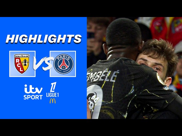 HIGHLIGHTS - Lens v PSG | Kvaratskhelia & Mbaye Secure Title! | Ligue 1