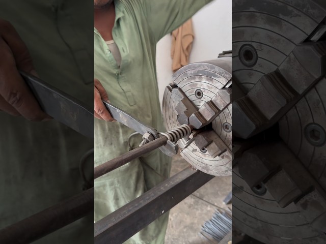 Watch This Perfect Wire Spring Form in Seconds #shorts