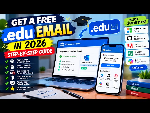 Get a Free .edu Email & Unlock Student Discounts (No Credit Card Needed)
