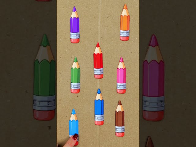 🖍️🎨 1 Marker vs. 8 Markers! How Will the Drawing Turn Out? #kids #shorts
