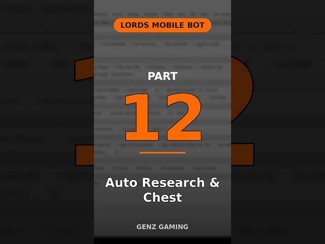 Research Aur Chest Automation 📦 | Part 12 #shorts