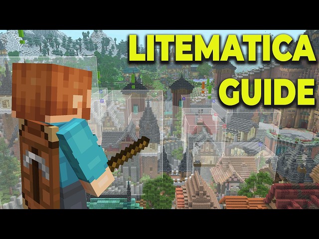 How Content Creators use Litematica to Build in Minecraft