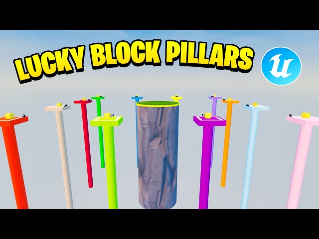 HOW TO MAKE LUCKY BLOCK PILLARS IN UEFN | IN DEPTH TUTORIAL