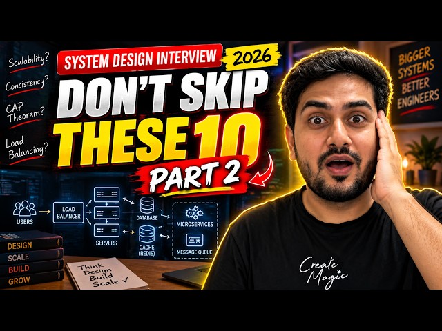 Top 10 System Design Concepts Most Developers Learn Too Late | Part 2