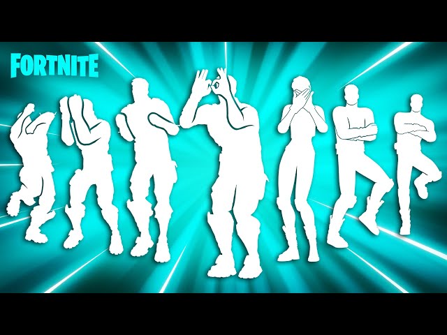 Fortnite Dances With The Best Music (Travis Scott Out West, Renegade, Get Griddy, Say So)
