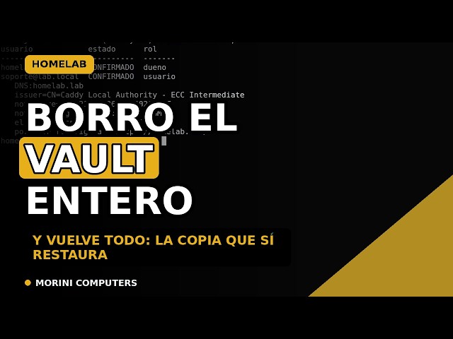 Vaultwarden con HTTPS y copia que SÍ restaura