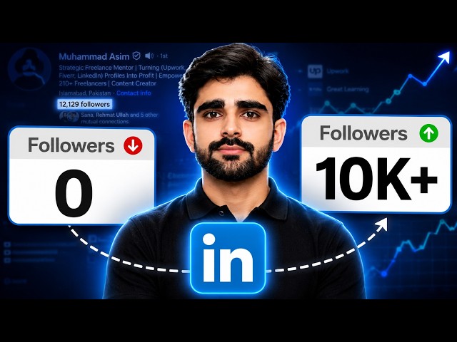0 to 10K LinkedIn Followers | LinkedIn Growth Strategy & Personal Branding 2026