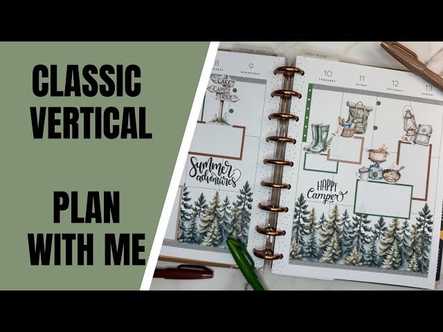 Happy Planner Classic Vertical Creative | Plan with Me | Sep 7 - 13 | @liveloveposh Summer Edit