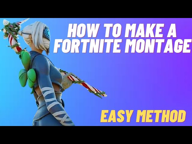 How To Make A Fortnite Montage PS4 (ShareFactory *EASY METHOD*)