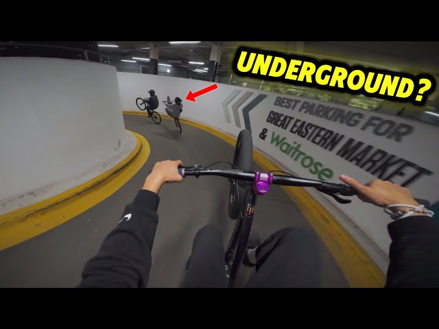 Wheelies Through Westfield’s Hidden Car Parks! POV