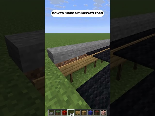 Realistic Road in Minecraft Tutorial!