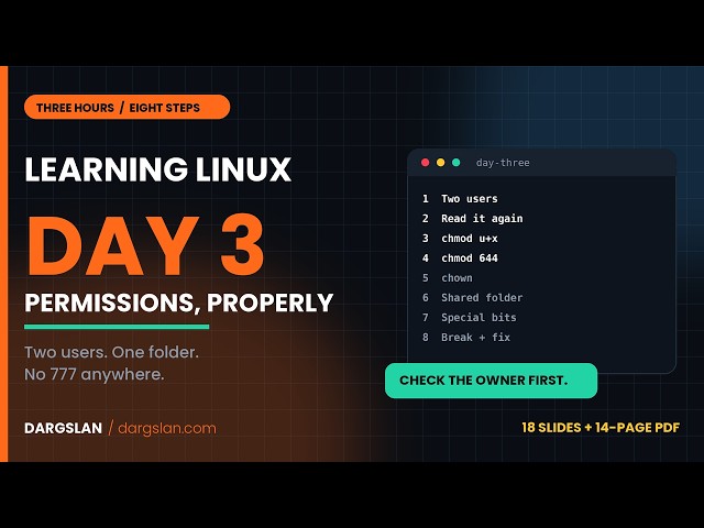 Dargslan Linux Day 3 - Summarize