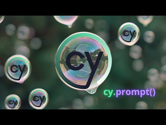 Cypress cy.prompt() — Writing Tests in Natural Language!