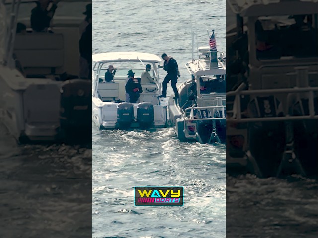 Boat gets boarded by Coast Guard  at Haulover Inlet | Wavy Boats
