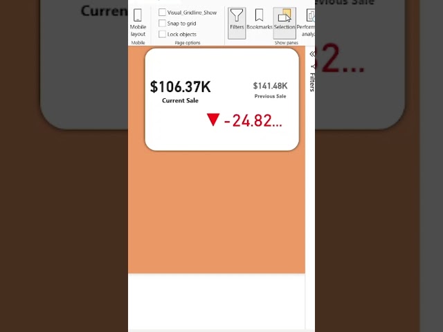 KPI Card in Power BI | Full video link in video description