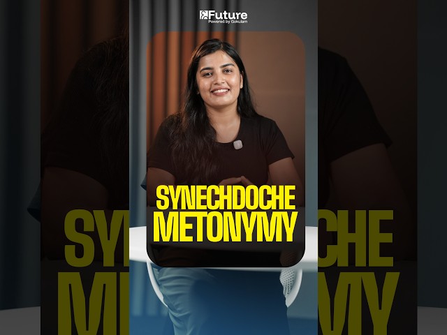 Synecdoche vs Metonymy | Future Plus One