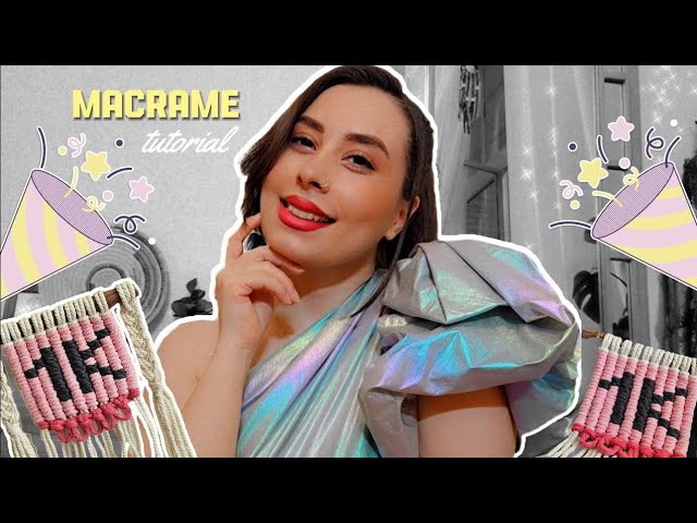 DIY Macrame Decoration for Beginners | 1K Special🎉🥂