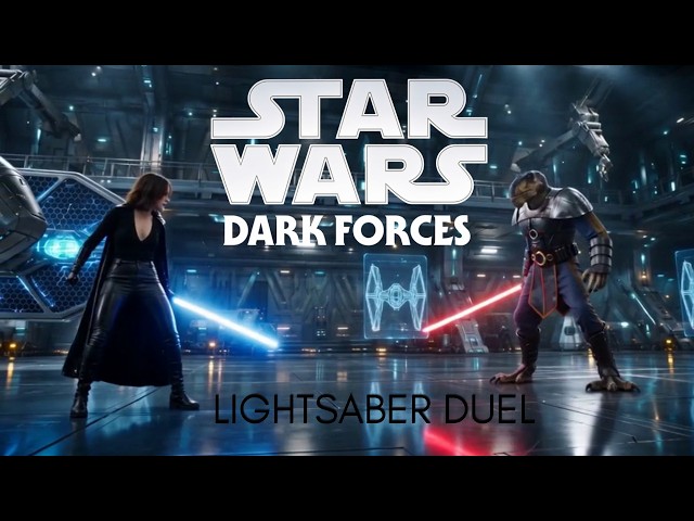 STAR WARS: DARK FORCES Amazing Lightsaber Fight! Jaina Solo vs Desann #starwars #lightsaber #best