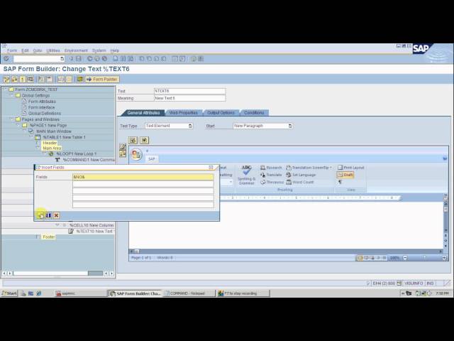 USING COMMAND TO ACHIEVE PAGE BREAK IN SMARTFORM