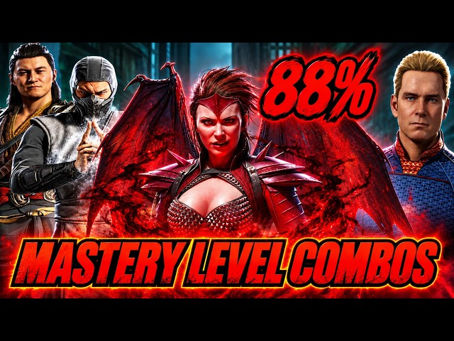 88%!? THESE MASTERY LEVEL COMBOS ARE OVERPOWERED!: MORTAL KOMBAT 1!