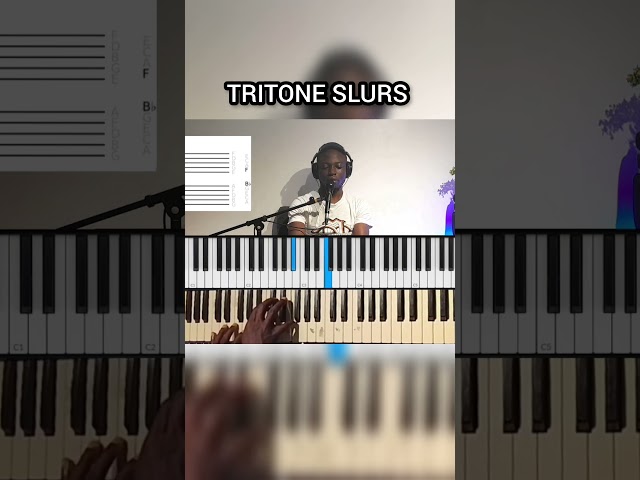 Slurs and Grace notes #pianotutorial #pianolesson #tritone ##youtubeshort