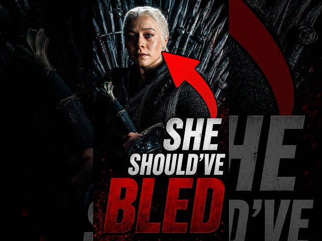 Rhaenyra Should Have Bled on the Iron Throne #HouseOfTheDragon #RhaenyraTargaryen #HOTD