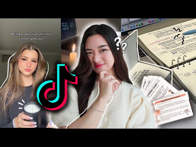 trying TikTok STUDY HACKS to see if they make me smarter 🥲