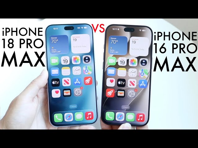 iPhone 18 Pro Max Vs iPhone 16 Pro Max! (Comparison) (Review)