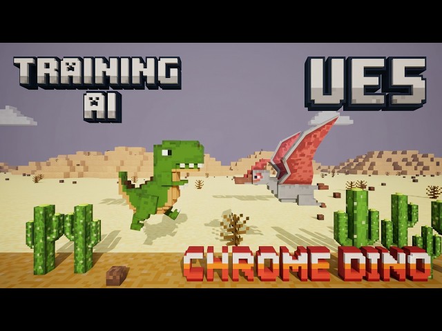 Building 3D Chrome Dino in UE5 & Training AI with Reinforcement Learning