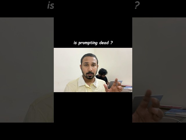 Is prompting dead ? # #aitelugu #promptengineering #shorts