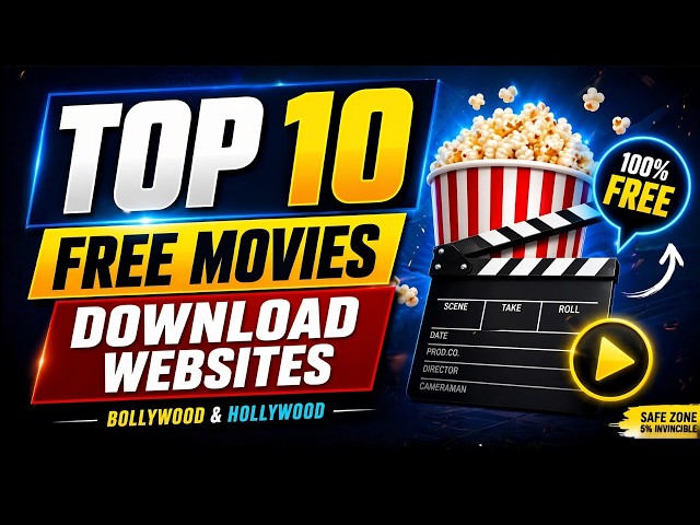 Top 10 Free Movies & TV Series Streaming Websites 2026 | 100% Legal