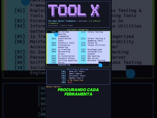 🔥 1000+ FERRAMENTAS de HACKING no Termux?! #termux