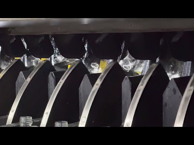 Bottle washer discharge 