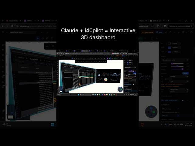 future of data visualization with Claude and i40Pilot