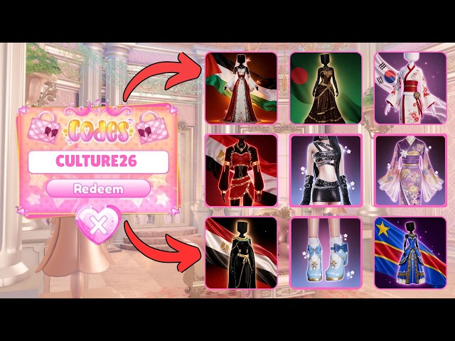 *NEW CODES* ALL WORKING CODES FOR DRESS TO IMPRESS 2026 CULTURE UPDATE!