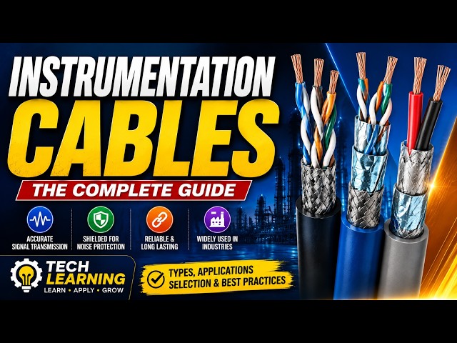 Instrumentation Cables Explained | Type of Instrumentation Cables