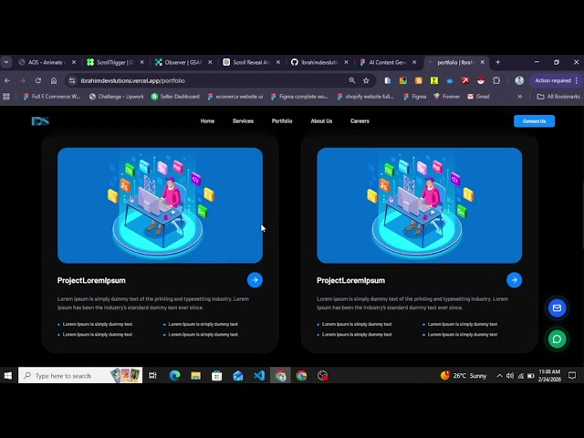 ibrahimDevSolutions – MERN Stack Project | Full Stack Web Development (MongoDB, Express, React, Node