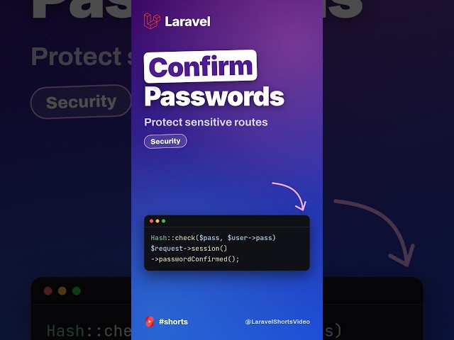 Confirm Passwords
