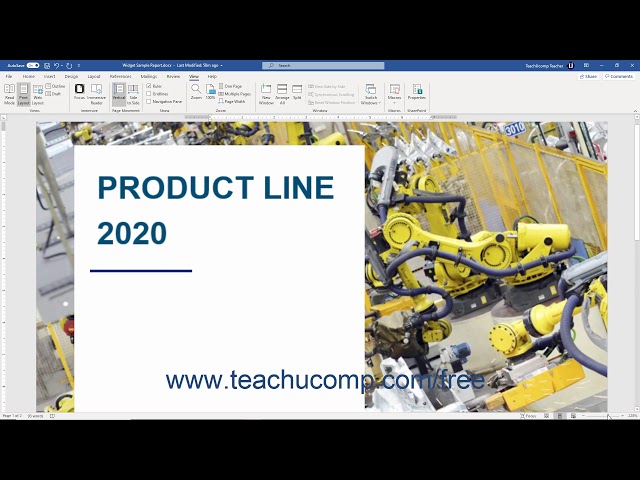 Word 2019 and 365 Tutorial The Zoom Slider Microsoft Training