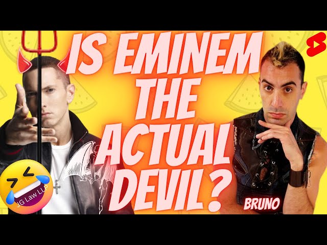 Is Eminem The Devil? 🎤 😈 (Bruno) #shorts
