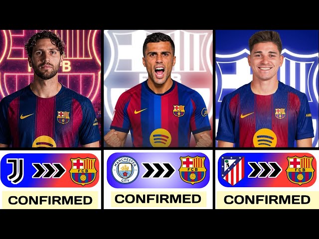 FC Barcelona Confirmed Summer Transfer News 2026,✅ Ft. Rodri to Barcelona, Alvarez to Barcelona...🤯🔥