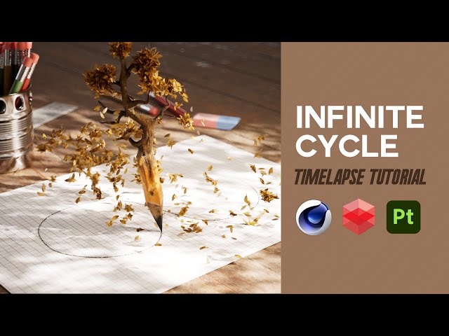 Infinite Cycle - Timelapse Tutorial (Cinema 4D/Redshift/Substance Painter)