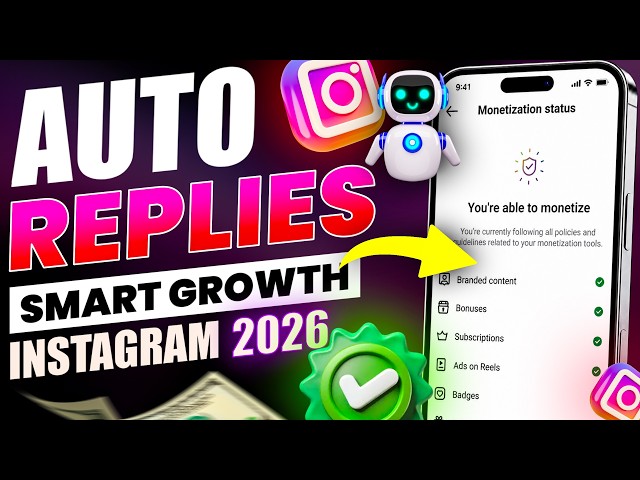 Instagram Monetization 2026 | AutoDM + Smart Growth 🚀
